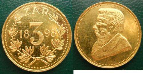 1898 GOLD TICKEY # YES 22CT# SAMMY MARKS REPLICA